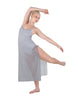 Solid Chiffon Long Panel Dress