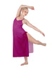 Solid Chiffon Long Panel Dress