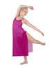 Solid Chiffon Long Panel Dress