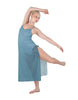 Solid Chiffon Long Panel Dress