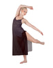 Solid Chiffon Long Panel Dress