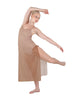 Solid Chiffon Long Panel Dress