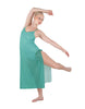 Solid Chiffon Long Panel Dress