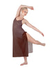 Solid Chiffon Long Panel Dress