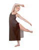 Solid Chiffon Long Panel Dress