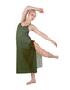 Solid Chiffon Long Panel Dress