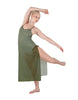 Solid Chiffon Long Panel Dress