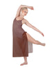 Solid Chiffon Long Panel Dress