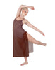 Solid Chiffon Long Panel Dress