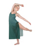 Solid Chiffon Long Panel Dress