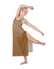 Solid Chiffon Long Panel Dress