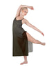 Solid Chiffon Long Panel Dress