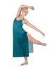 Solid Chiffon Long Panel Dress