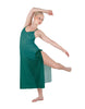Solid Chiffon Long Panel Dress