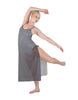 Solid Chiffon Long Panel Dress