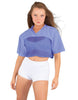 Lycra and Sport Mesh Squad Goal Yoke Tee