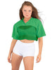 Lycra and Sport Mesh Squad Goal Yoke Tee
