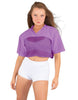 Lycra and Sport Mesh Squad Goal Yoke Tee