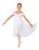Solid Sequin Lace and Chiffon Propriety Dress