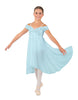 Solid Sequin Lace and Chiffon Propriety Dress