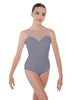 Solid Lycra Mesh Sweetheart Leotard