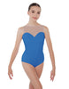 Solid Lycra Mesh Sweetheart Leotard