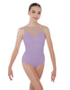 Solid Lycra Mesh Sweetheart Leotard