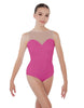 Solid Lycra Mesh Sweetheart Leotard