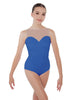 Solid Lycra Mesh Sweetheart Leotard