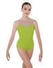 Solid Lycra Mesh Sweetheart Leotard