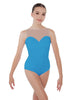 Solid Lycra Mesh Sweetheart Leotard