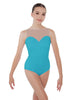 Solid Lycra Mesh Sweetheart Leotard