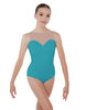 Solid Lycra Mesh Sweetheart Leotard