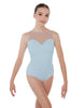Solid Lycra Mesh Sweetheart Leotard