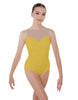 Solid Lycra Mesh Sweetheart Leotard