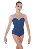 Solid Lycra Mesh Sweetheart Leotard