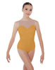Solid Lycra Mesh Sweetheart Leotard