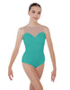 Solid Lycra Mesh Sweetheart Leotard