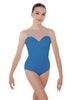 Solid Lycra Mesh Sweetheart Leotard