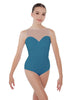 Solid Lycra Mesh Sweetheart Leotard
