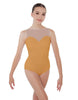 Solid Lycra Mesh Sweetheart Leotard