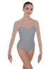 Solid Lycra LS Mesh Sweetheart Leotard