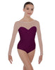 Solid Lycra LS Mesh Sweetheart Leotard
