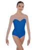 Solid Lycra LS Mesh Sweetheart Leotard