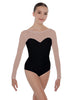 Solid Lycra LS Mesh Sweetheart Leotard