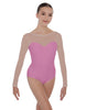 Solid Lycra LS Mesh Sweetheart Leotard