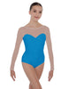 Solid Lycra LS Mesh Sweetheart Leotard