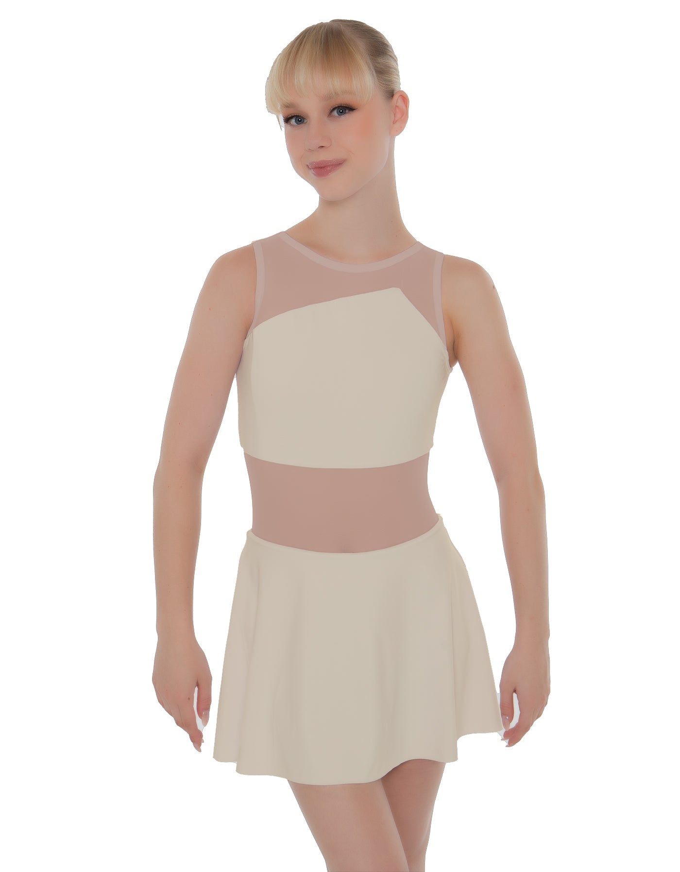 Solid Lycra Defined Dress