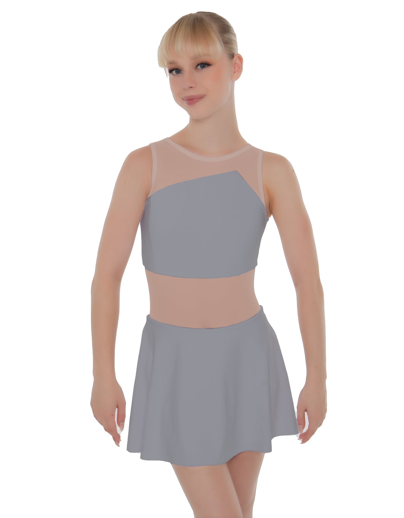 Solid Lycra Defined Dress