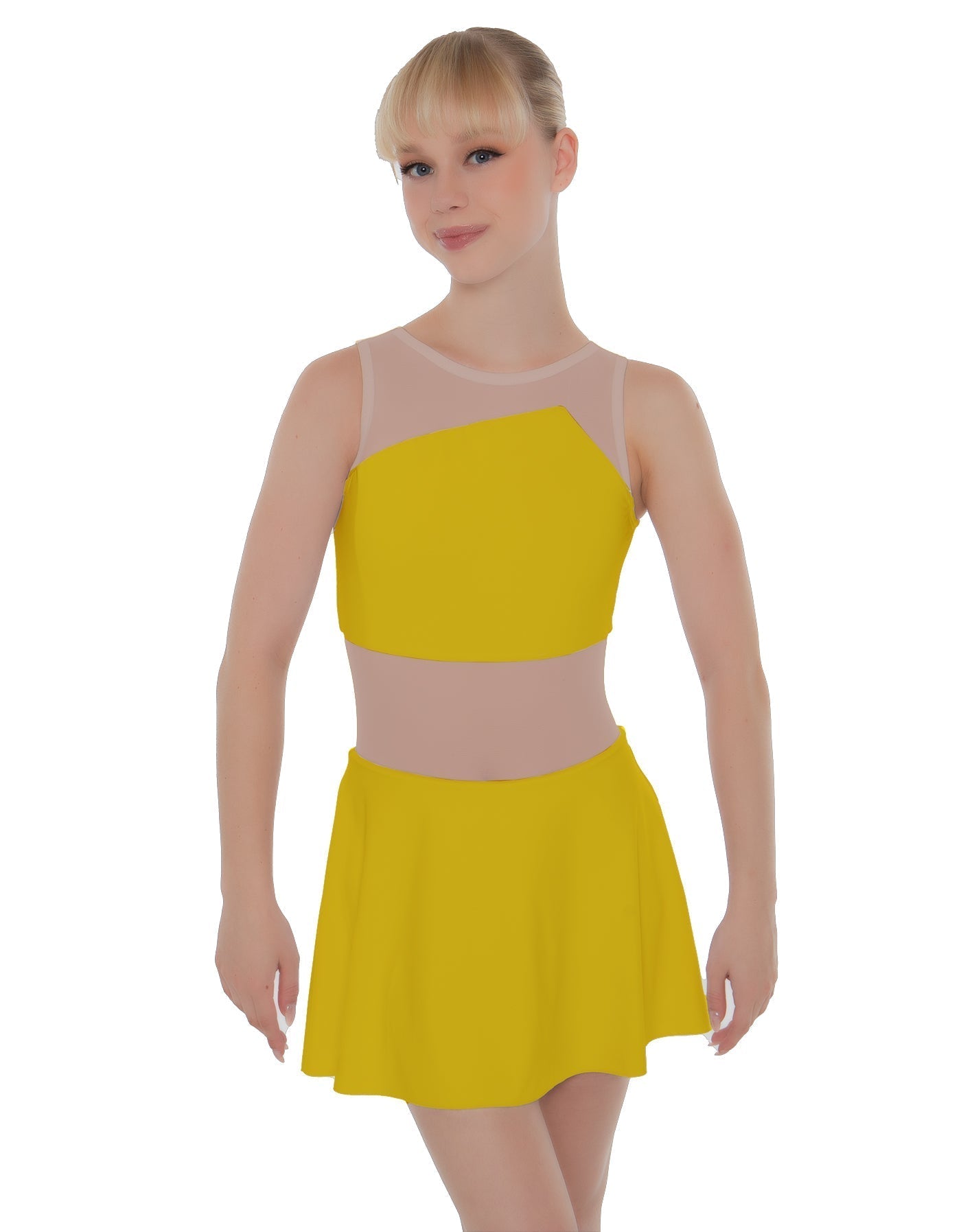 Solid Lycra Defined Dress